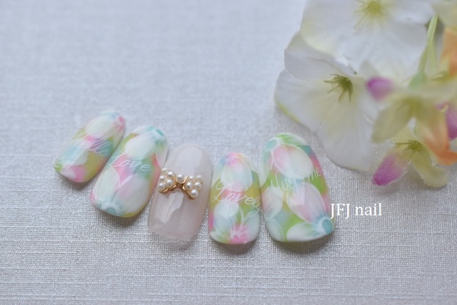 奶油花.jpg - Colorful Nail 彩色作品