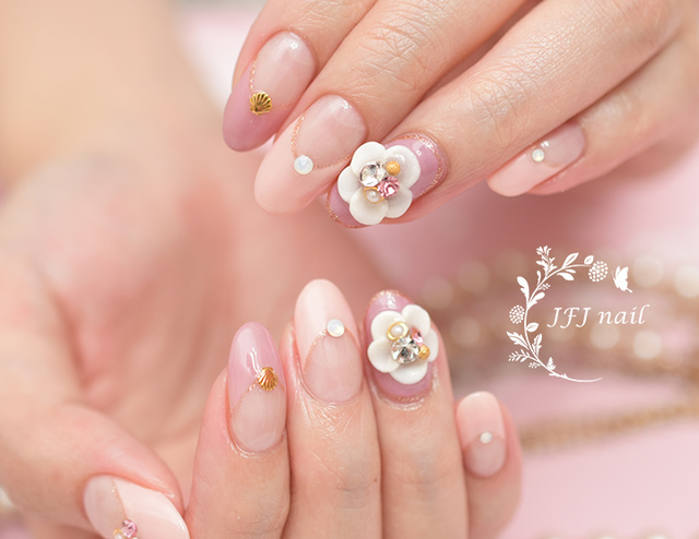 桜色フレンチ-1.jpg - 唯美法式 French Nail