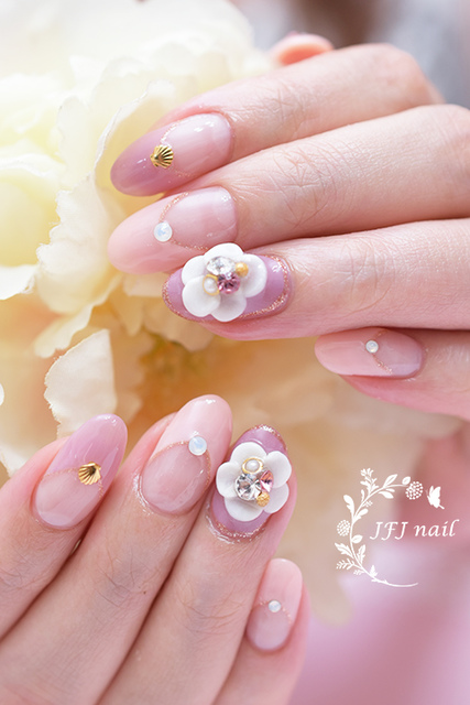 桜色フレンチ-2.jpg - 唯美法式 French Nail