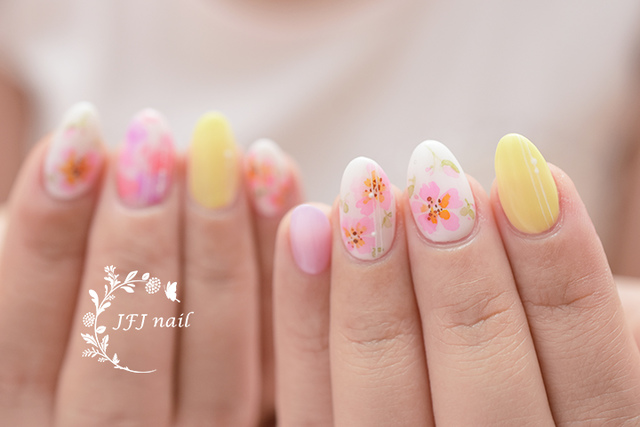 手描き押花~3.jpg - 春。ネイル