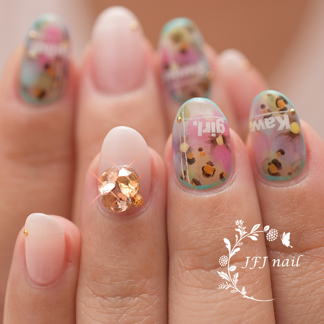 豹紋花朵-1.jpg - Colorful Nail 彩色作品