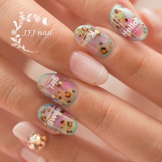 豹紋花朵-2.jpg - Colorful Nail 彩色作品