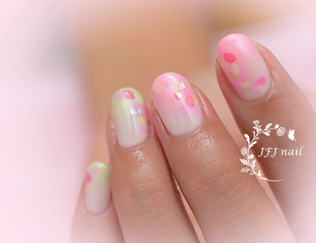 櫻舞。.jpg - 春。ネイル