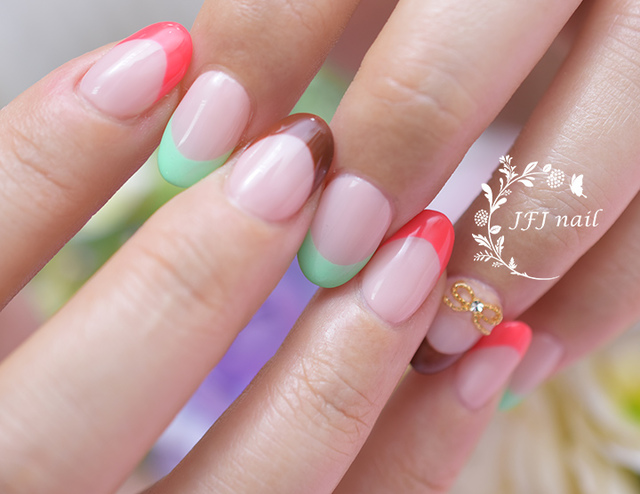 大地フレンチ-1.jpg - 唯美法式 French Nail