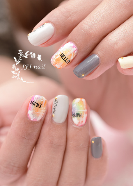 彩色Ring～1.jpg - Colorful Nail 彩色作品