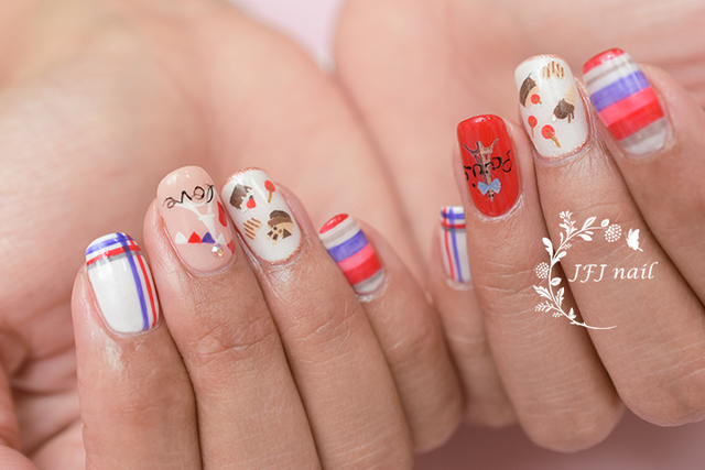 在巴黎街角下午茶~1.jpg - Colorful Nail 彩色作品