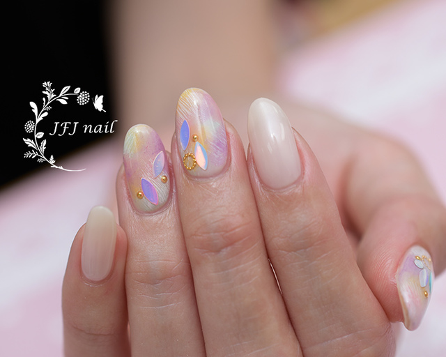 華やかネイル-3.jpg - 拉花 暈染作品