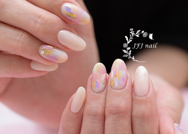 華やかネイル-2.jpg - Colorful Nail 彩色作品