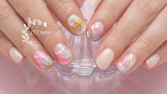 ColorColorOcean.jpg - Colorful Nail 彩色作品