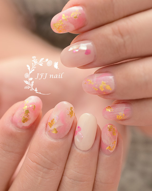 ダブル和風-3.jpg - 拉花 暈染作品