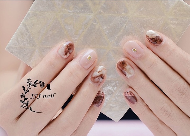 GoldSand.jpg - 秋。ネイル